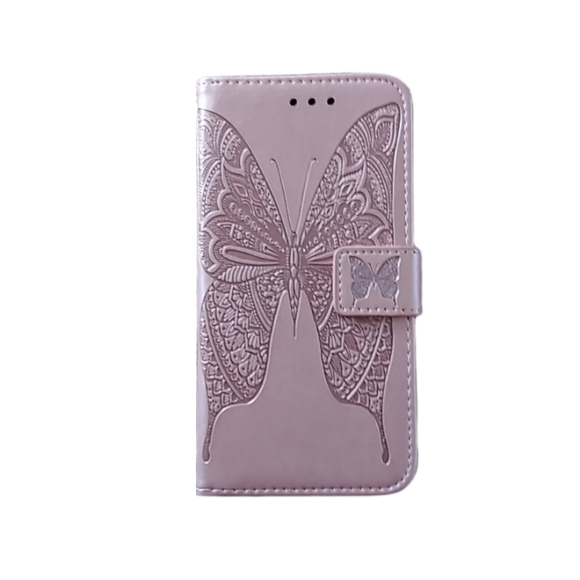 Accessories - iPhone 12/ iPhone 12 Pro 6.1" Wallet Case with Card Holder Pearl Pink